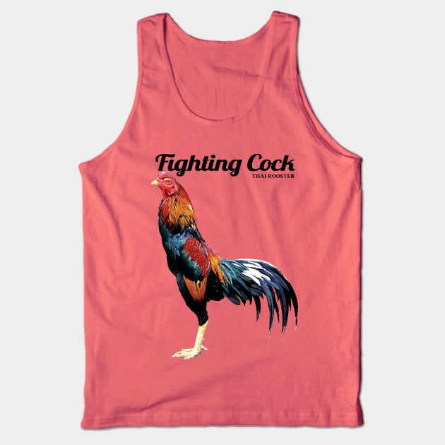 Fighting Rooster Tank Top by KewaleeTee